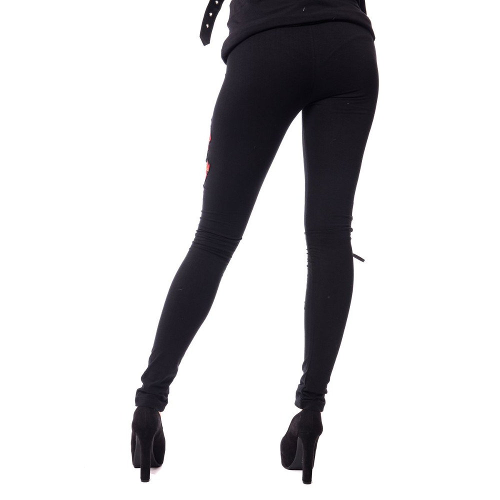 Vixxsin - ROSE CORSET Gamaschen - Schwarz